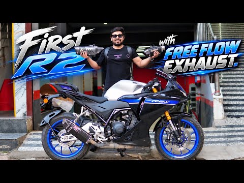 1st Free Flow Exhaust On YZF-R2M Sounds Crazy 🔥