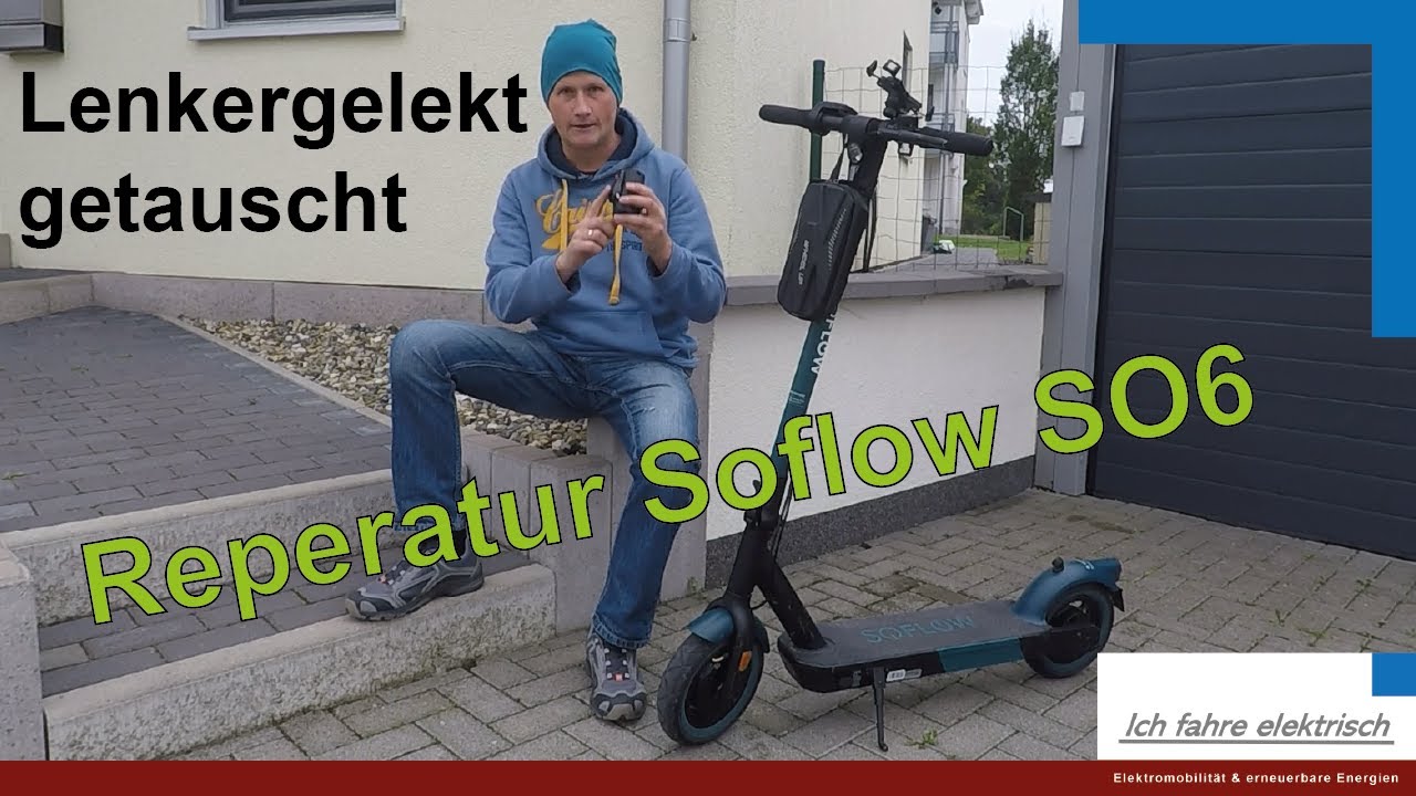 SoFlow Halterung für Kennzeichen Versicherung SO6 E-Scooter - SoFlow