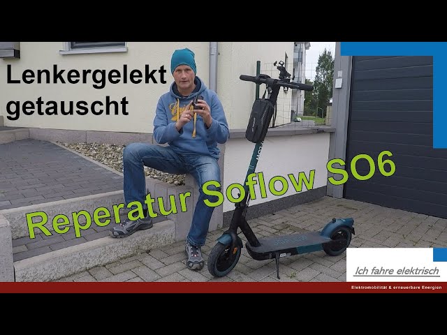 SoFlow Halterung für Kennzeichen Versicherung SO6 E-Scooter - SoFlow