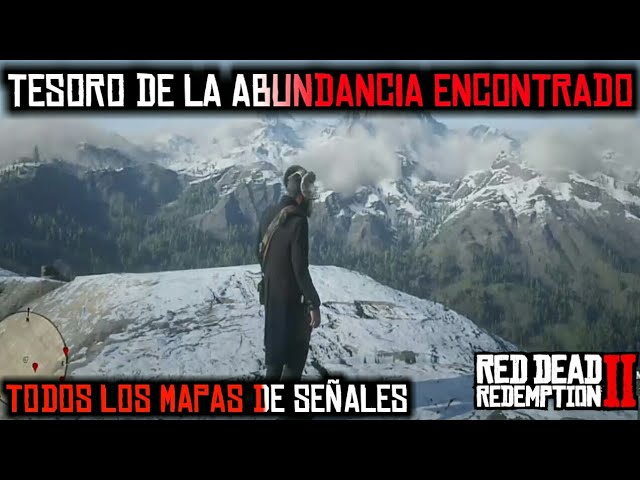 UBICACIÓN DE TODOS LOS MAPAS DEL TESORO DE LA ABUNDANCIA en RED DEAD, Red  2