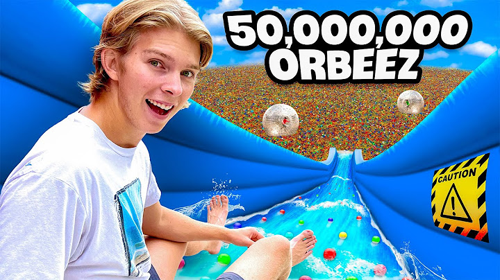 We Built the Worlds 1st ORBEEZ Waterpark!! *MEGA WATERSLIDE RAMP*