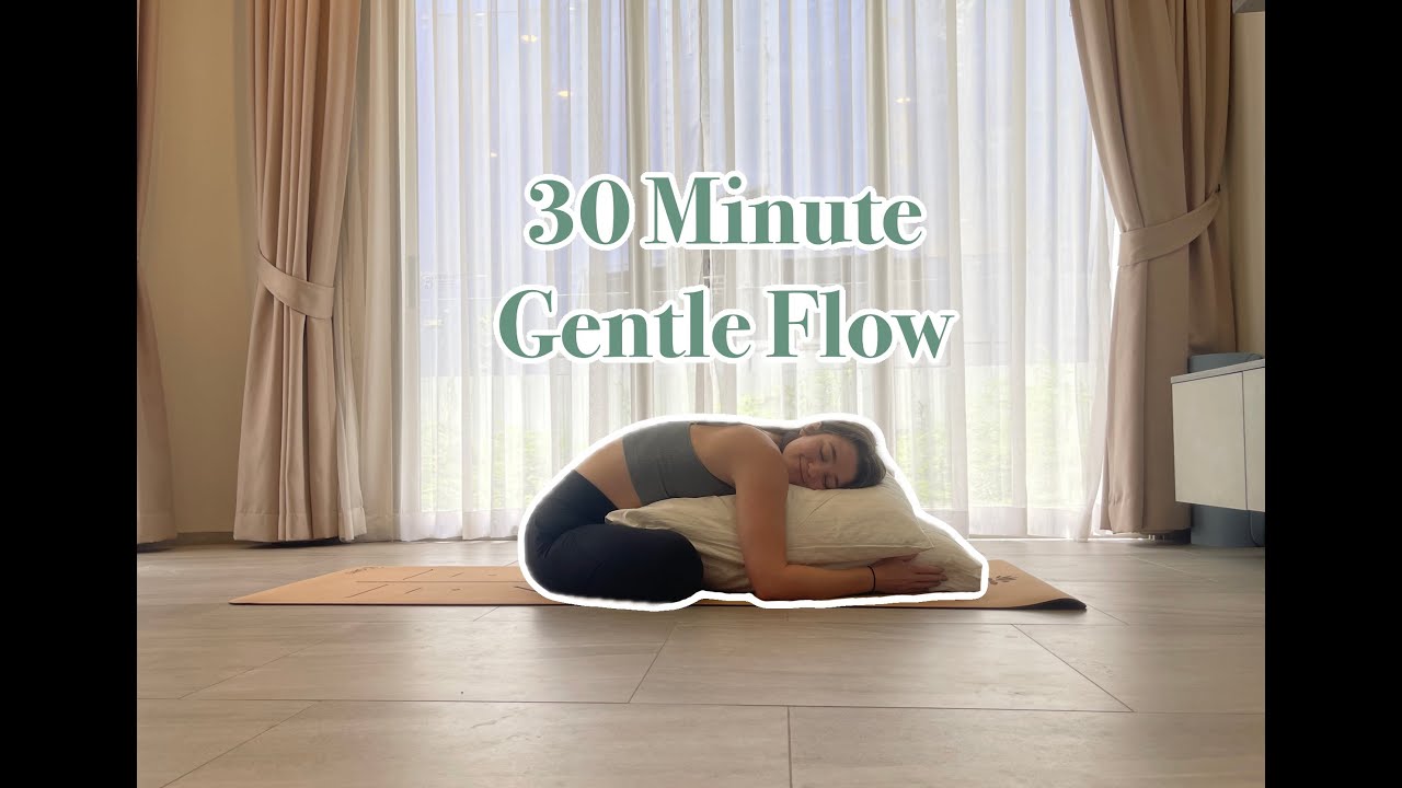30 Minute Gentle Yoga Flow for Beginners - YouTube
