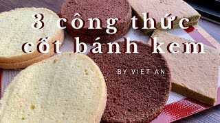 3 Cách Làm Cốt Bánh Kem thông dụng | Soft and moist sponge cake for B'day cake screenshot 2