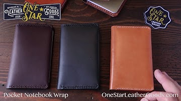 Pocket Notebook Wrap Cover (for Field Notes and others)