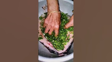 Pa pỉnh tộp nướng rau thối- siêu đặc sản tây bắc