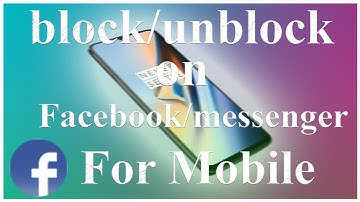 How to Block/Unblock On Facebook By Using Mobile? Updated 2021. | F HOQUE |