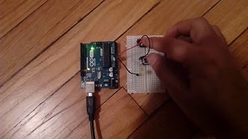 LED blinking using push buttons