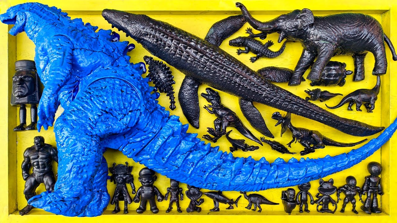 Dinosaurus Jurassic World Dominion: T-rex/ Brachiosaurus/ Skibidi/ Spider-Man/ KingKong/ KingGidorah