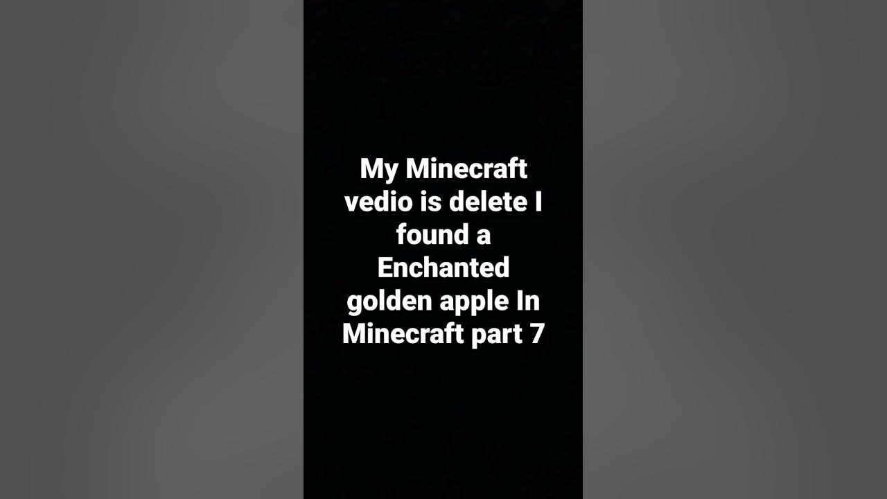 My Minecraft world is delete part 7 YouTube