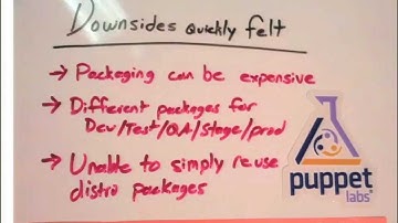 The Balance of Packaging vs. Puppet Manifests - Michael Stahnke - PuppetConf 