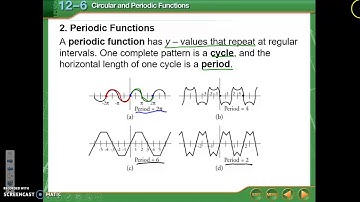 12 6   Circular and Periodic Functions