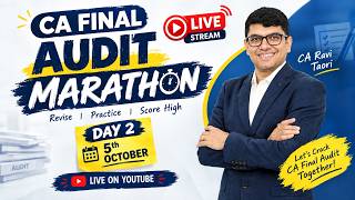 DAY 2 🔥 | CA Final Audit Marathon  | 5th October | CA Ravi Taori | Nov 2026 screenshot 5
