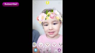 Baby Reacts to Snapchat Filter