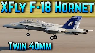XFly F-18 Hornet Twin 40mm EDF Jet PNP - Model AV8R Review