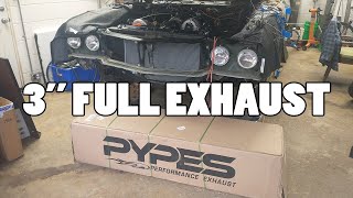 3' FULL Exhaust  Chevelle Turbo LS Build