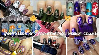 YouTubers nail art stamping weekly collaboration | pets | Born pretty store