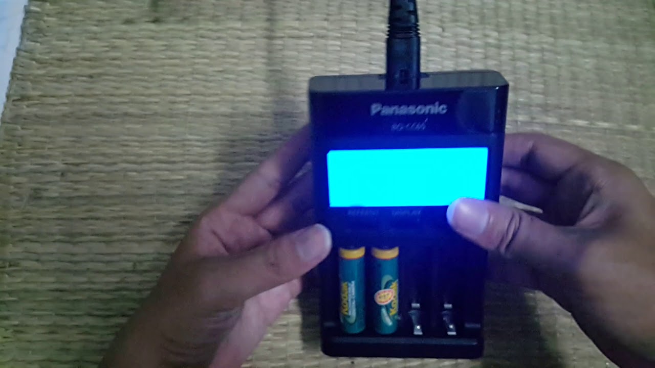 Panasonic NiMH charger BQCC65 Refresh mode test (part 1) YouTube