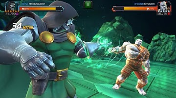 AW season 23 War#2 Doom vs Korg Node 23 #mcoc #Mrmcoc2017