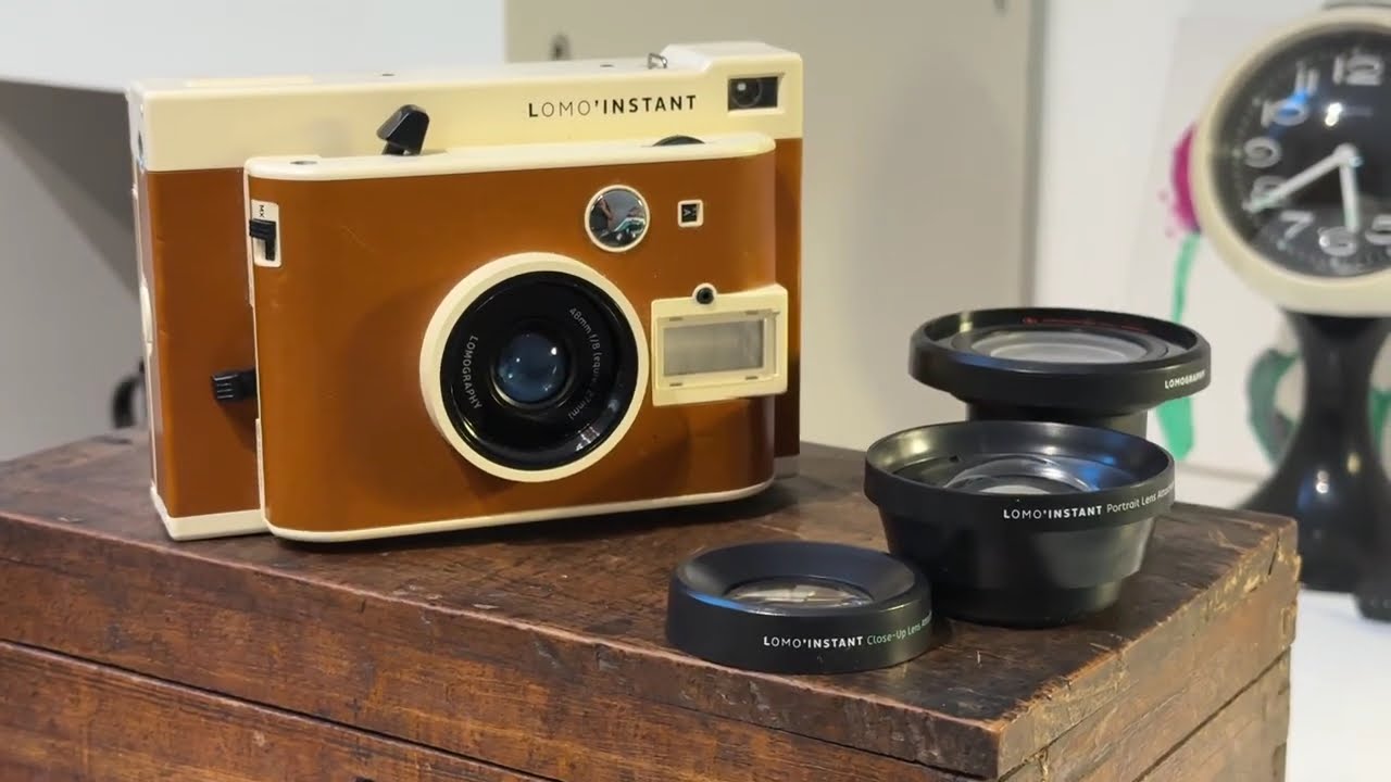 Lomo'Instant + 3種のアタッチメントレンズセット付き (Sanremo Lomo'Instant Camera Sanremo Edition + 3種のアタッチメントレンズ