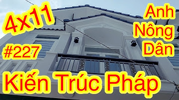 #227💥💥💥Bán nhà Hóc Môn| Kiến trúc Pháp 850 triệu  4x11m cuối Hóc Môn hàng hiếm VIP | TUẤN ANH BĐS
