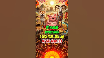 Tử vi ngày 1/10/2025, 3 tuổi Tuất Mùi Hợi tài lộc tăng tiến #shortvideo #tuvihangngay #dieumenhkyhoa