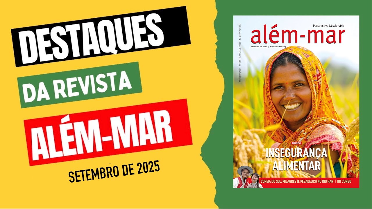 Videocast com destaques da revista Além-Mar de setembro