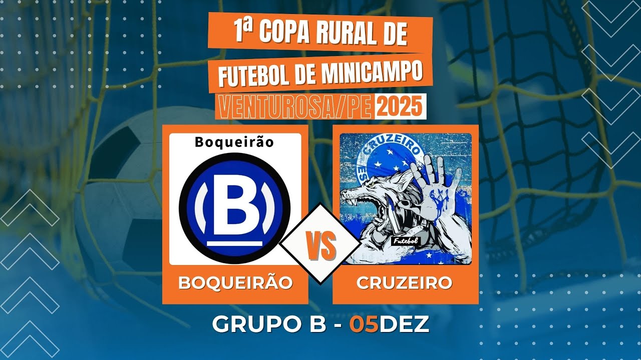 Quartas de Final  da 1ª Copa Rural em Venturosa: BOQUEIRÃO VS CRUZEIRO (DO GROTÃO)