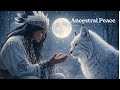 Supernatural Bond | Native American & The Sacred White Wolf Under Stars