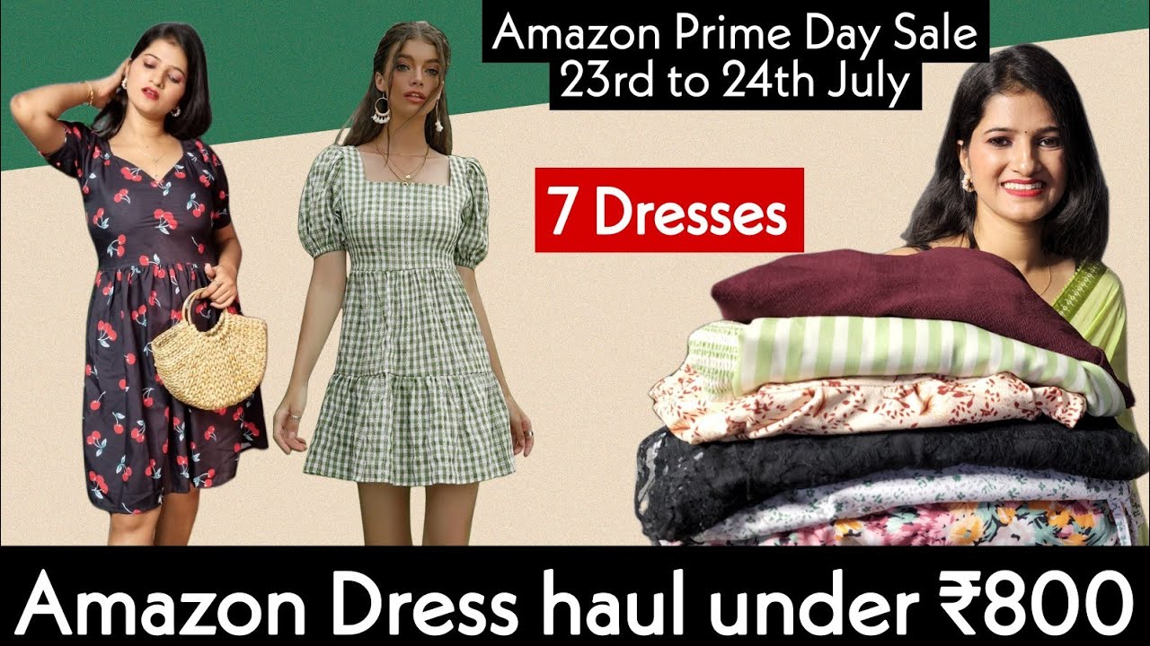 Amazon dress haul under 800 Birthday dress haul under 800 amazon
