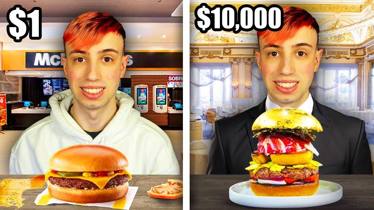 1лв Бургер срещу 10,000лв Бургер!
