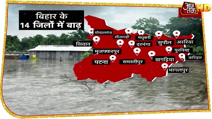 Flood In Bihar: पानी में डूबे घर तो कहीं सड़कों पर चल रही नाव, 14 जिलों में बाढ़ ने ऐसे मचाया कोहराम