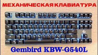 Беспроводная механическая клавиатура Gembird KBW G540L