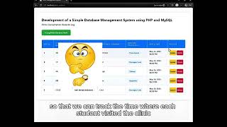 Simple CRUD School Clinic System Using PHP & MySQL
