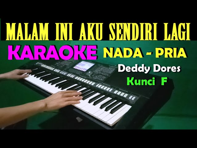 HANYA KAU DIHATIKU - Deddy Dores | KARAOKE Nada Pria , HD class=