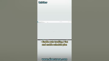 Uniview - basic auto tracking / human body detection configuration