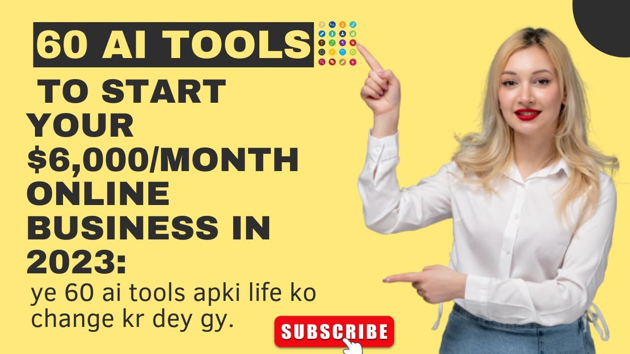 60 Ai tools to start your $6,000/month online business in 2023 |#ai # ...