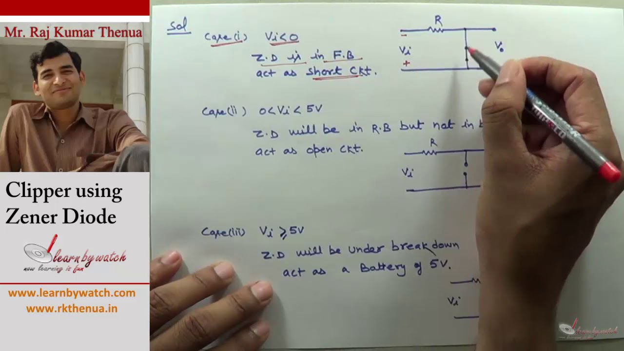 Clipper using Zener Diode Hindi/ Urdu Electronics Engineering by