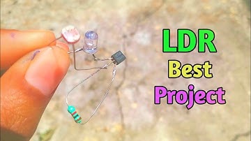 How to make LDR Darkness Sensor circuit simple DIY !!