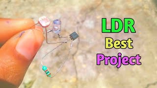 How to make LDR Darkness Sensor circuit simple DIY !!