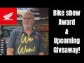 Bike Show Award &amp; (upcoming) 2K Subscriber Giveaway!