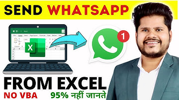 🗨  How To Send WhatsApp Message From Excel - NO VBA
