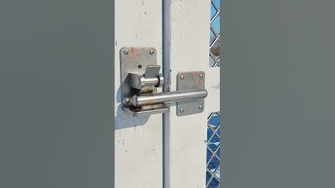 Automatic Gate Latch 🔐 Design Idea 💡 #shorts
