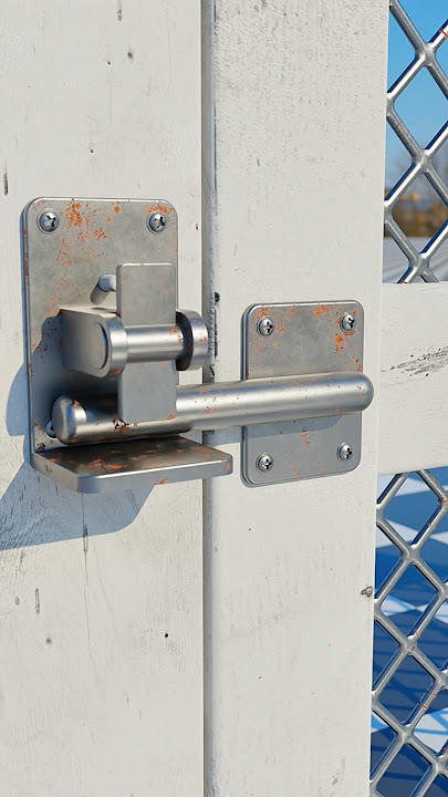 Automatic Gate Latch 🔐 Design Idea 💡 #shorts