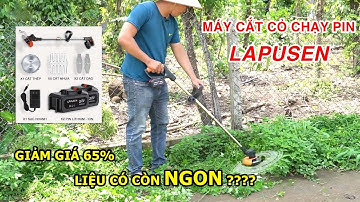 Máy Cắt Cỏ Cầm Tay Mini Tích Điện Dùng Pin Lapusen 36V Cao Cấp | Bảo Hành 24 Tháng