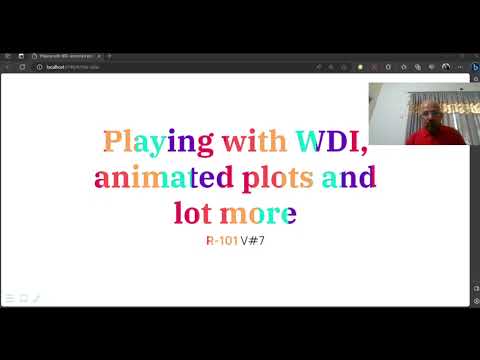 Learn R 101 easy way: Animated graphs using World Development Indicators using ggplot2