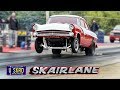 SKAIRLANE! GEAR GRABBIN' GASSER! 427 SOHC INJECTED '55 FORD FAIRLANE! BYRON DRAGWAY!