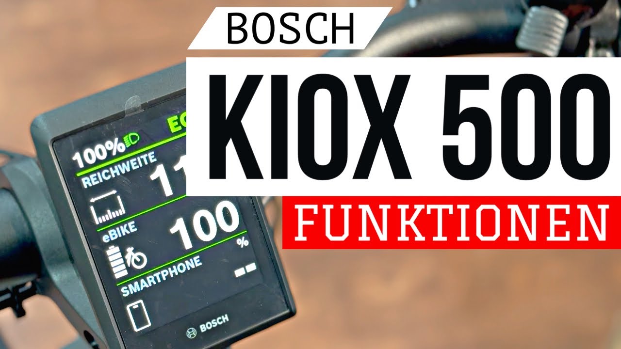 Alle Funktionen des Bosch KIOX 500 Display erklärt ! ( SmartSystem