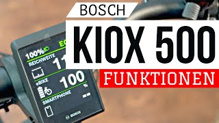 Alle Funktionen des Bosch KIOX 500 Display erklärt ! ( SmartSystem 2024 )