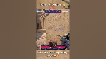 Anubis Is Gone – Degster’s Legendary 1v4 Clutch in Anubis ( CS:GO ) #counterstrike #csgo