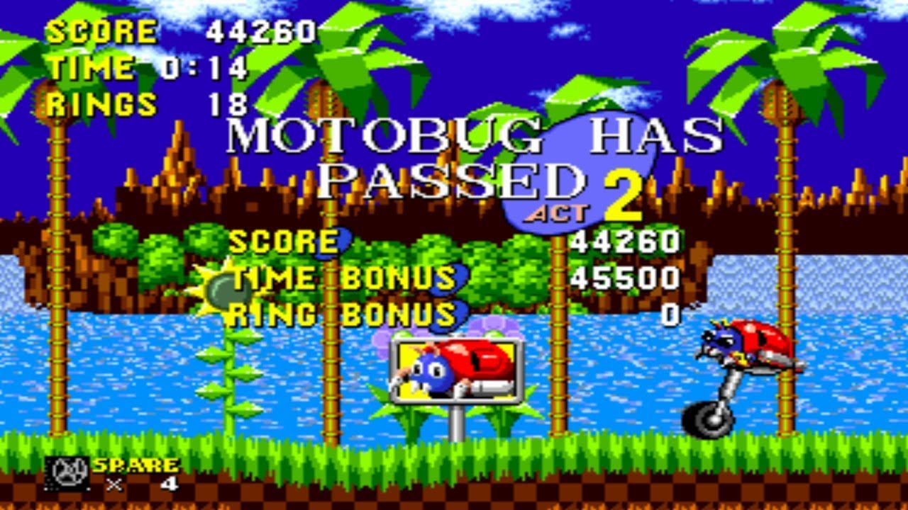 [TAS] Motobug in Sonic 1 - First Zone in 2:08.45 - YouTube